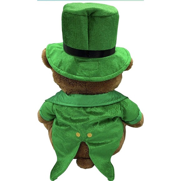 Boozy Bear St. Patrick’s Novelty Drinking Alcohol Gift w Hidden SS 750ml Flask - Picture 3 of 5